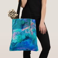 Teal Abalone Shell Painting