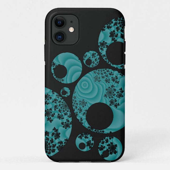 Teal and black Case-Mate iPhone case (Back)