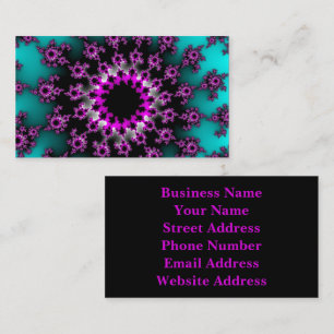 Teal and Black Eye Business Card