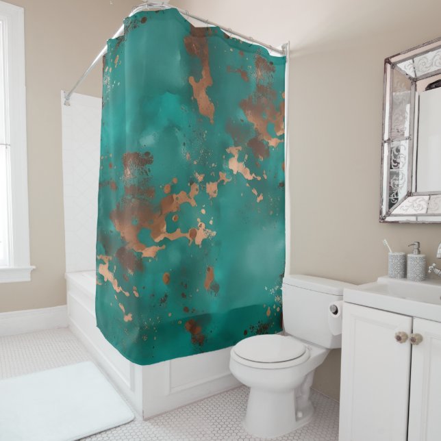 Teal and Bronze (In Situ)