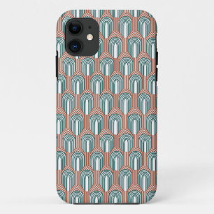 Teal and Copper  iPhone 11 Case