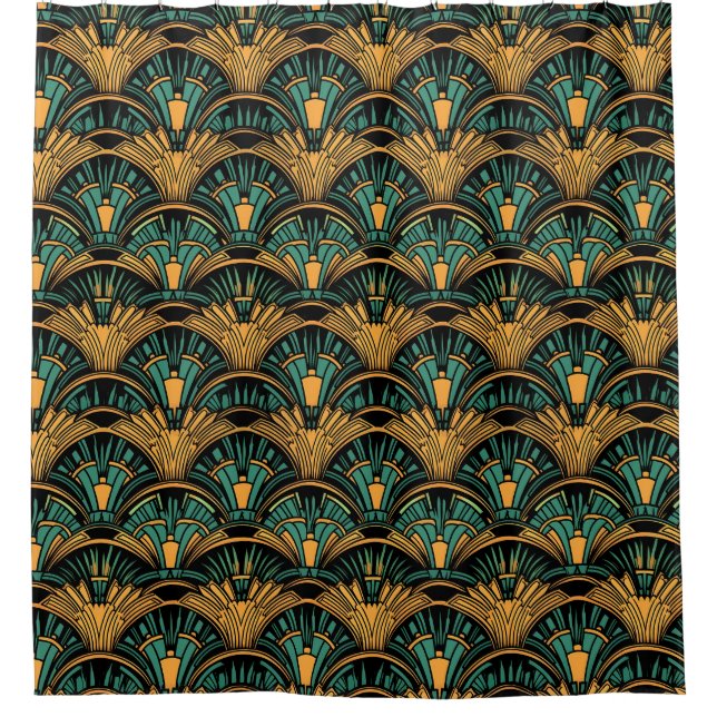 Teal and Gold Art Deco (Front)