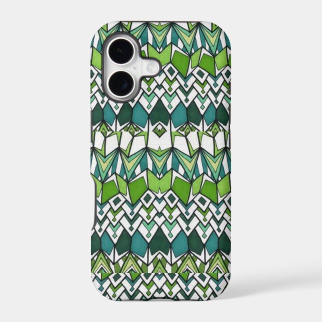 Teal and Green iPhone 5 Case (Back)