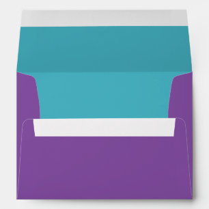 Teal and Purple Envelopes