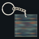 teal and red streaks abstract keychain<br><div class="desc">teal and red streaks abstract</div>