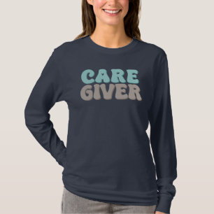 Teal and Tan Caregiver Awareness T Shirt
