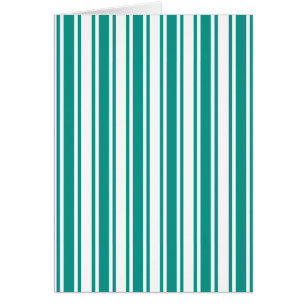 Teal and white candy stripes