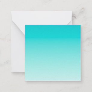 Teal aqua gradient card