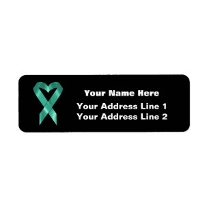 Teal Awareness Ribbon (customizable)
