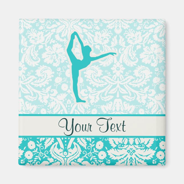 Teal Ballet Magnet (Front)