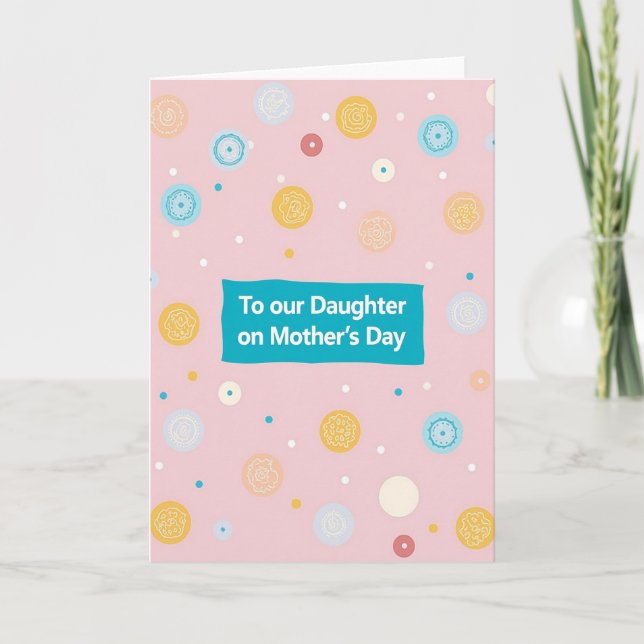 Teal Banner Affection Card (Front)