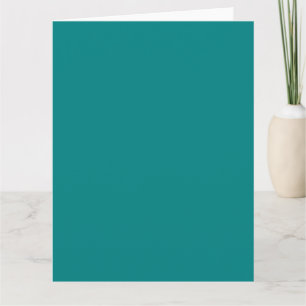 Teal BIG Greeting Card