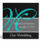 Teal Black Wedding Planner Keepsake