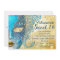 Teal Blue and Gold Sweet 16 Masquerade Party