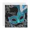 Teal Blue Black Masquerade Party