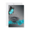 Teal Blue Butterfly Graduation Announcements