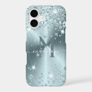 Teal Blue Diamonds - Personalized