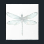 Teal Blue Dragonfly Personalized Note Stationery<br><div class="desc">More pretty Notepads in the Little Bayleigh Store!</div>