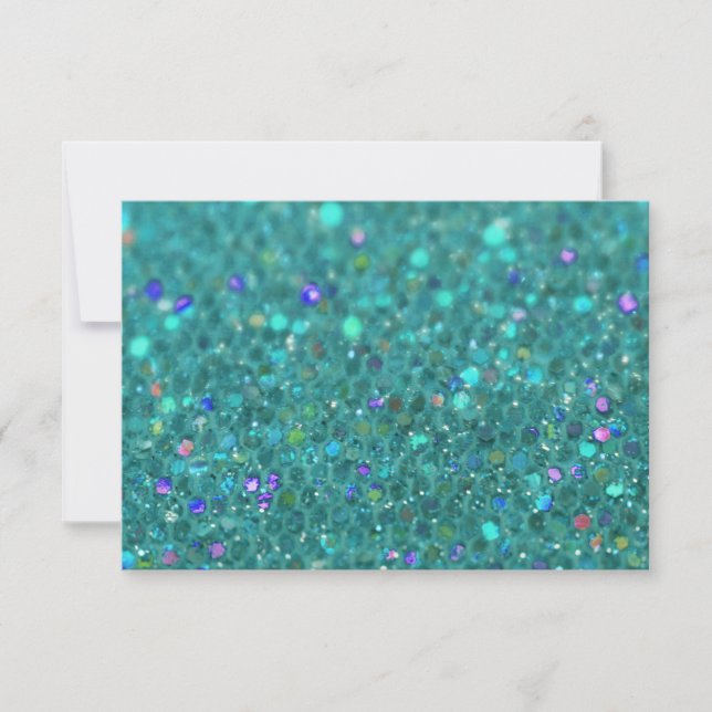 Teal Blue Glitter (Front)