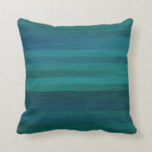 Teal, Blue, Green Bright & Fun Decorative Pillow