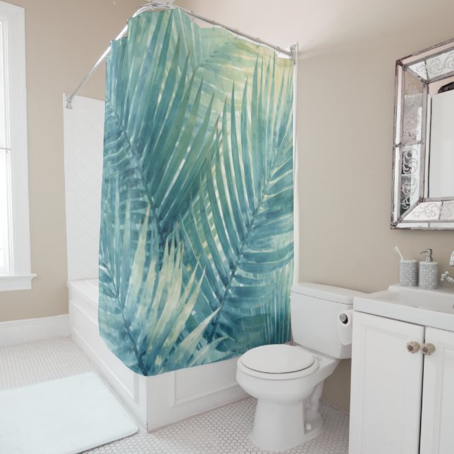 Teal Blue Green Palm Leaves (In Situ)