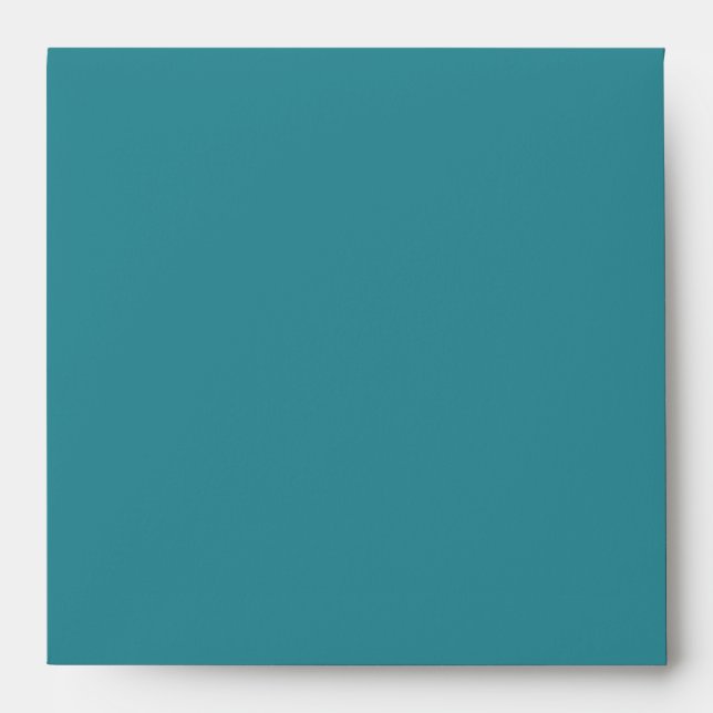 Teal Blue Linen Envelopes (Front)