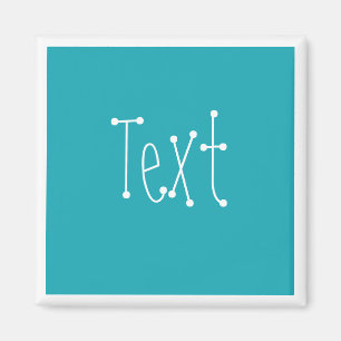 Teal Blue Magnet
