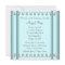 Teal Blue Pearl Cross Baby Boy or Girl Christening