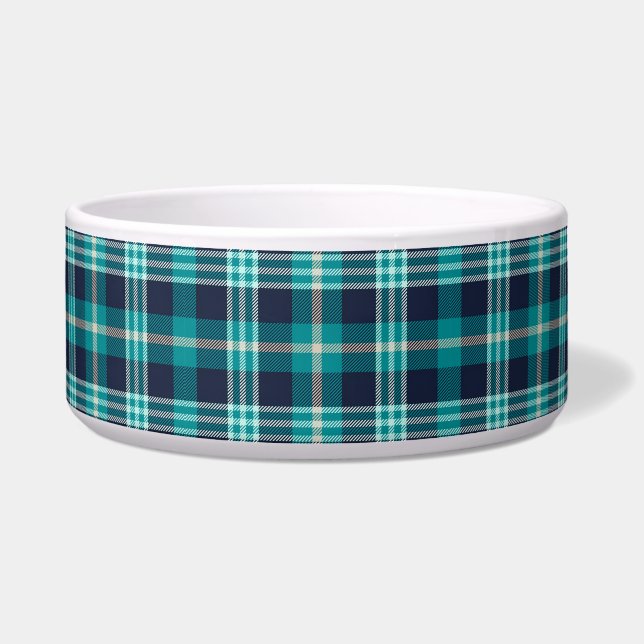 Teal Blue Plaid Pattern (Front)