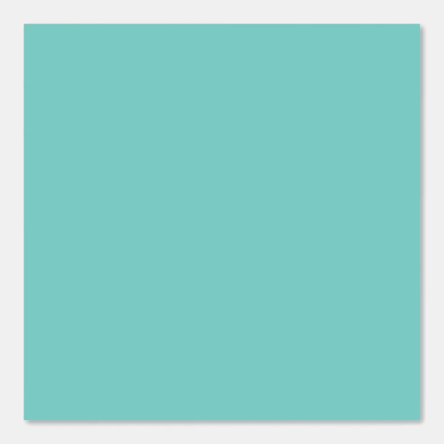 Teal Blue Plain Solid Custom Colour Background Wallpaper (Front)
