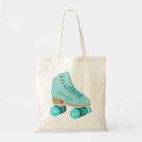 Teal Blue Retro Quad Roller Skate Personalized