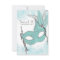 Teal Blue Snowflake Sweet 16 Masquerade Party