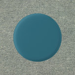 Teal Blue Solid Color 1 Inch Round Button<br><div class="desc">Teal Blue Solid Color</div>