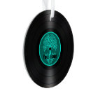 Teal Blue Tree of Life Personalized Vinyl Record