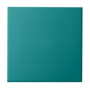 Teal Blue Turquoise Aqua Solid Colour Background Tile