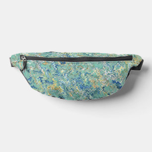 Teal Blue Turquoise Green Chic Unique Pattern  Fanny Pack
