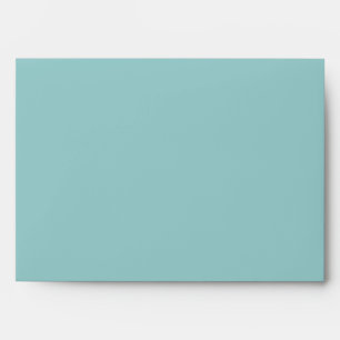 Teal Blue w Polkadot Inside Invitation Envelope