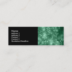 Teal Bokeh Design 5 Profile Card