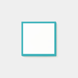 Teal Border Post-It Notes