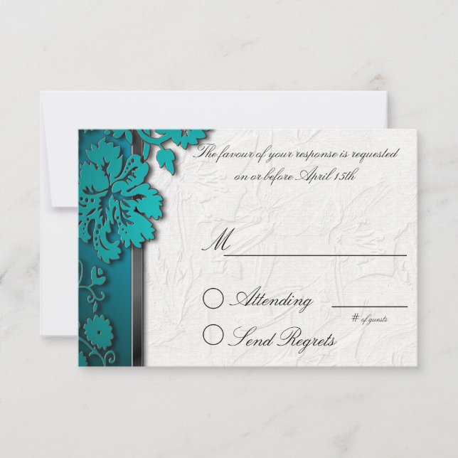 Teal Break Through Reply Card (Front)