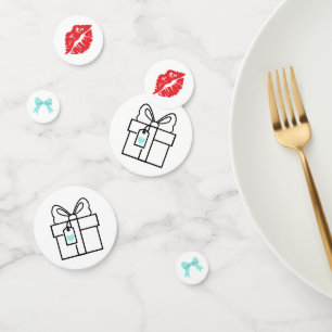 Teal Bride & Co. Baby Shower Table Confetti