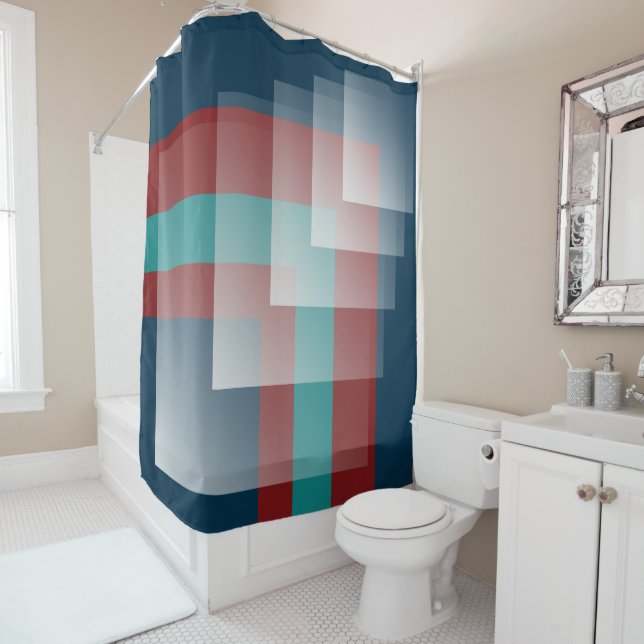 Teal burgundy blue (In Situ)