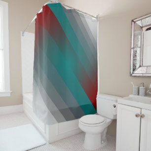 teal burgundy gray stripes