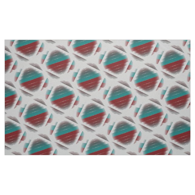 Teal burgundy spinning fabric (Fat Quarter)