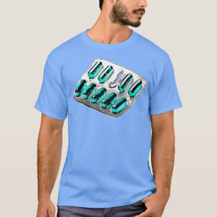 Teal capsule pills T-Shirt