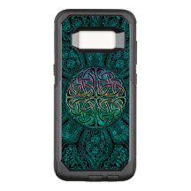 Teal Celtic Mandala Otterbox Galaxy S8 Case