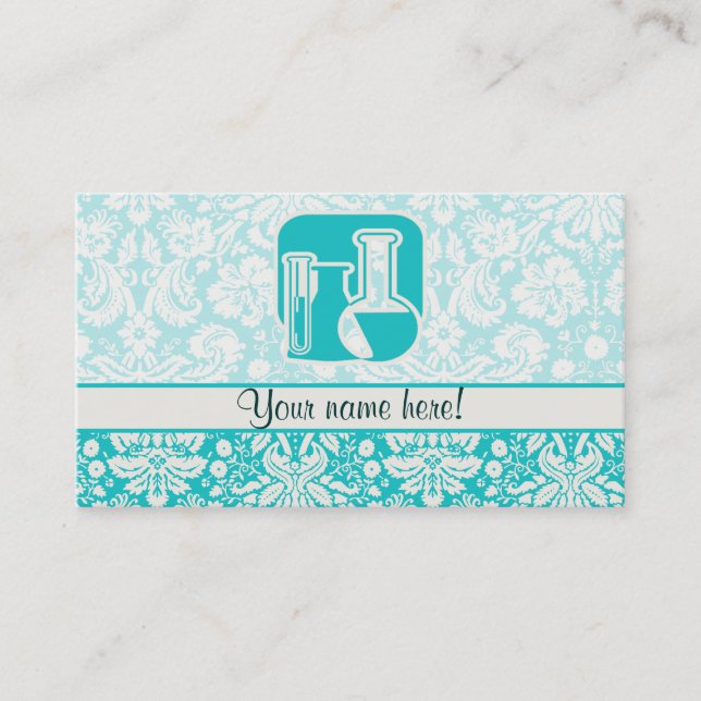 Teal Chemistry Business Card (Front)