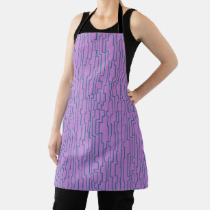 Teal Circuit Lines  Apron