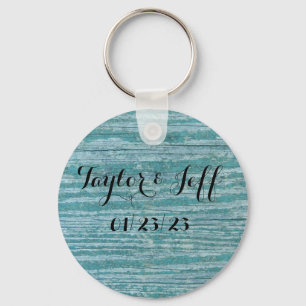 Teal Colour Keychain to Personalize