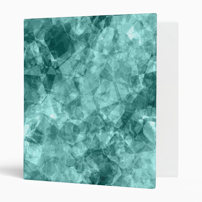 Teal Crumpled Texture Binder (Front/Inside)